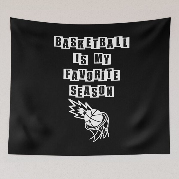 Item preview, Basketball is my favorite season - black designed and sold by BusyMonkeys.