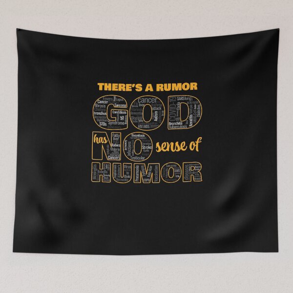 Item preview, Funny God has no sense of humor Transparent designed and sold by James-Kaft.
