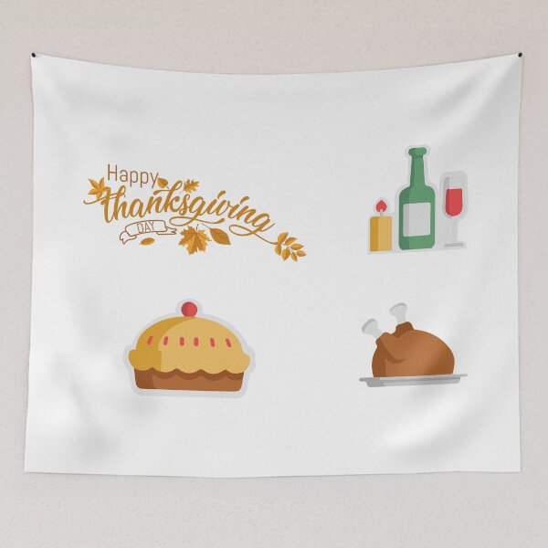 Item preview, Thanksgiving Sticker designed and sold by bhaktishendkar.