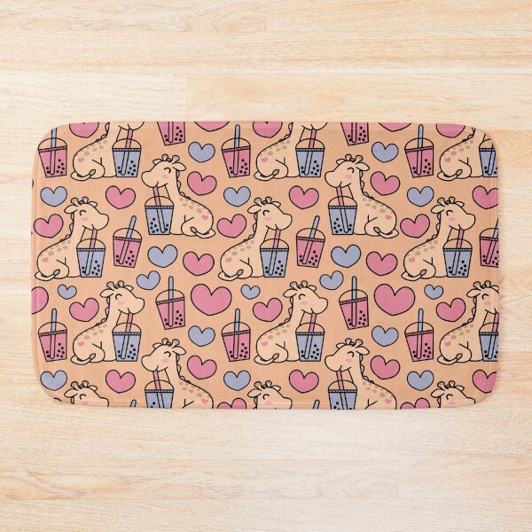 Item preview, Bubble Tea Giraffe - Boba Giraffe Pattern designed and sold by BobaTeaMe.
