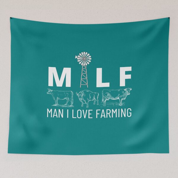 Item preview, MILF Man I Love Farming Windmills & Cattle designed and sold by Josephines-ZA.