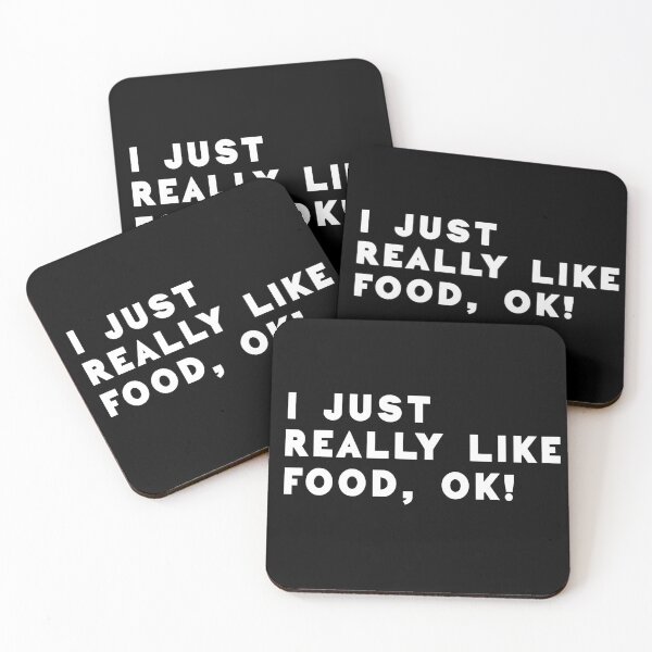 Item preview, I just really like food, ok! designed and sold by BasicWear.