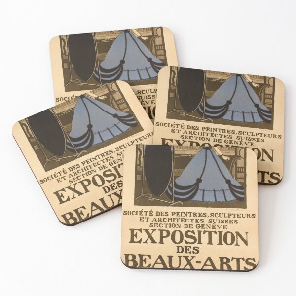Item preview, retro exposition des beaux arts musee rath vintage reclame designed and sold by CorasPosters.