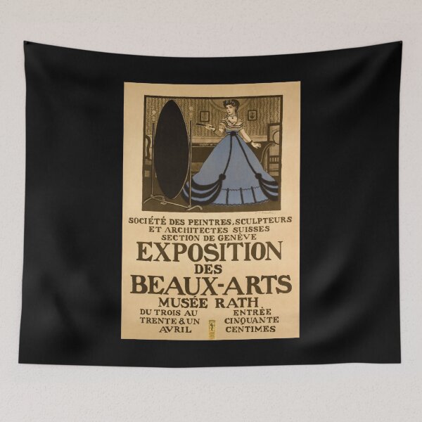Item preview, retro exposition des beaux arts musee rath vintage reclame designed and sold by CorasPosters.