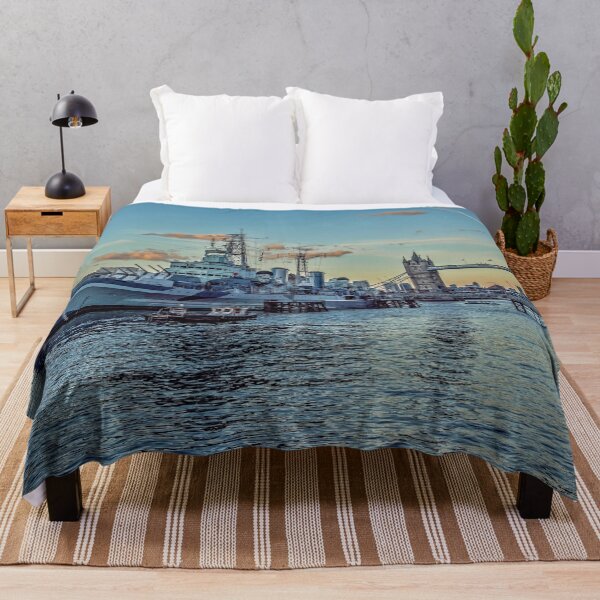 Item preview, #321 HMS Belfast and Tower bridge in London designed and sold by phutball.