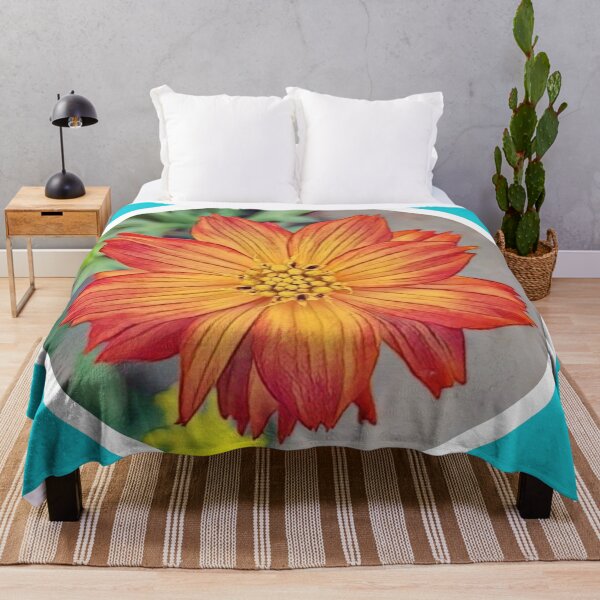 Item preview, SULPHUR COSMOS ORANGE Flower designed and sold by kimcrunner.