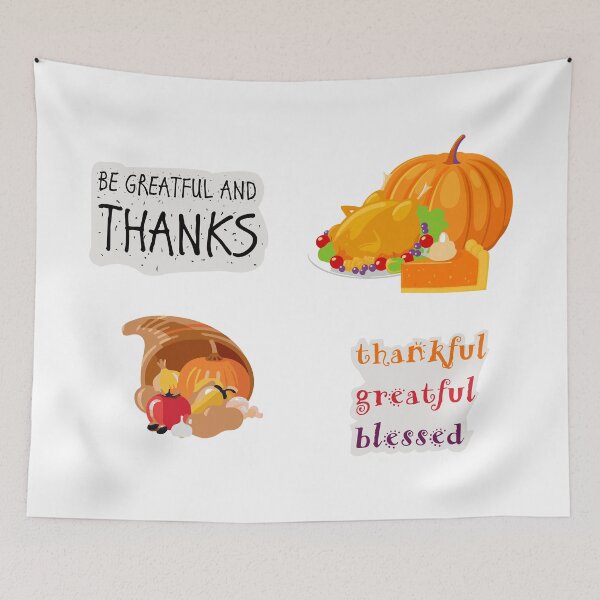 Item preview, Thanksgiving Sticker designed and sold by bhaktishendkar.