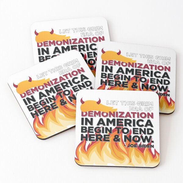 Item preview, Let the Era of Demonization begin to end- Joe Biden Victory Speech designed and sold by HeraAndKosmos.