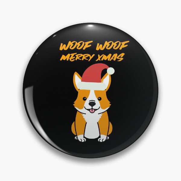 Item preview, Corgi Woof Woof Merry Xmas designed and sold by joabaj.