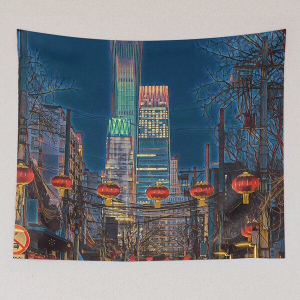 Item preview, Beijing at Night designed and sold by SofiaStutio.