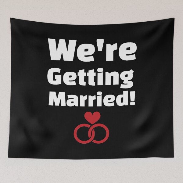 Item preview, We're Getting Married! - Double Ring Edition designed and sold by DiceNLDesigns.