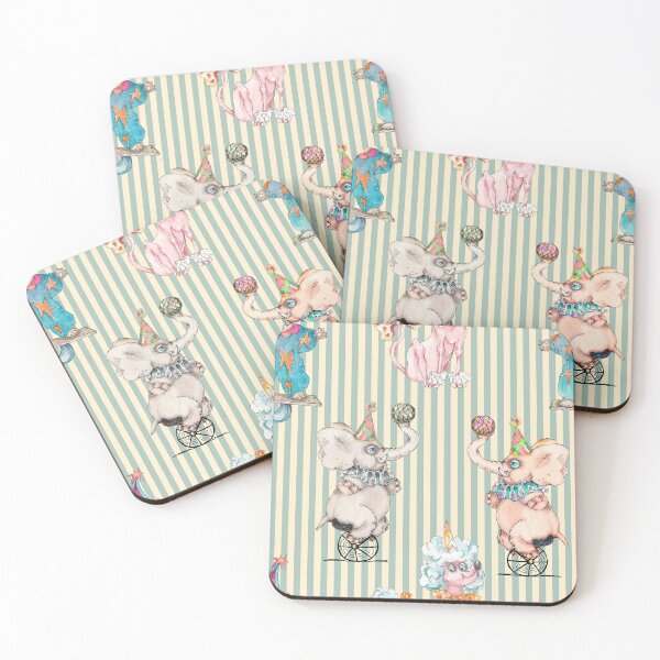 Item preview, Funny circus elephant pattern designed and sold by RoyalPeople.