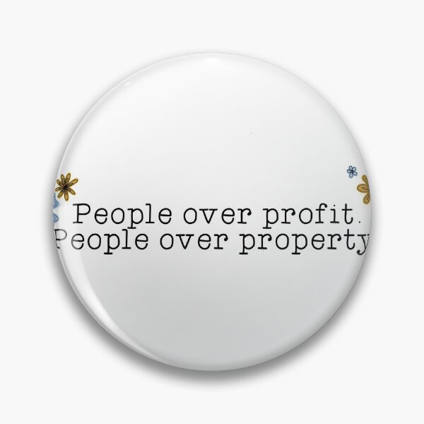 Item preview, people over profit designed and sold by dianasdoodles.