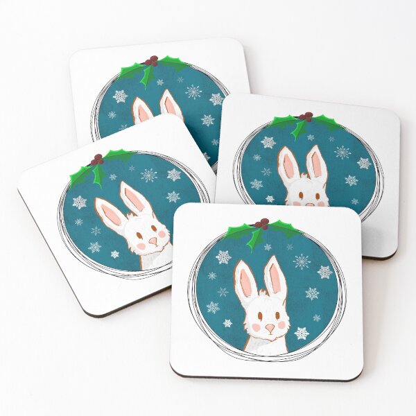 Item preview, Holiday Rabbit designed and sold by Quick Brown Fox Canada.