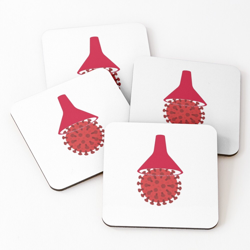 Item preview, Coasters (Set of 4) designed and sold by ThinkHum.