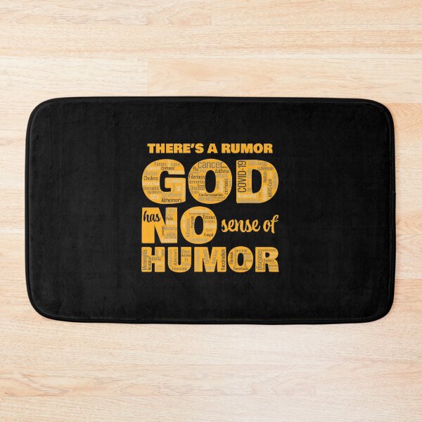 Item preview, Funny God has no sense of humor Text designed and sold by James-Kaft.