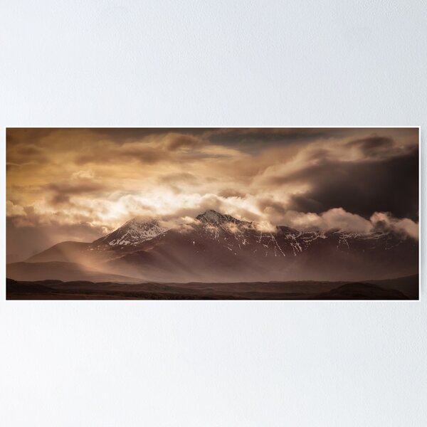 The Cuillins from the north west Poster