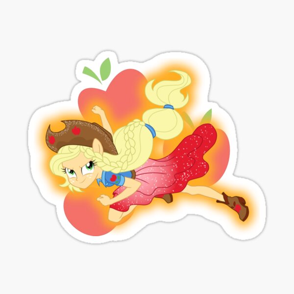 Pony Up Applejack Sticker For Sale By Hannahmander Redbubble