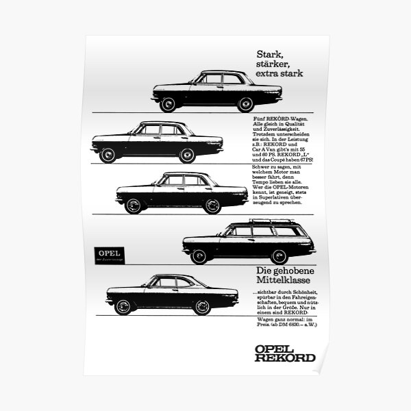 Opel Lover Posters Redbubble