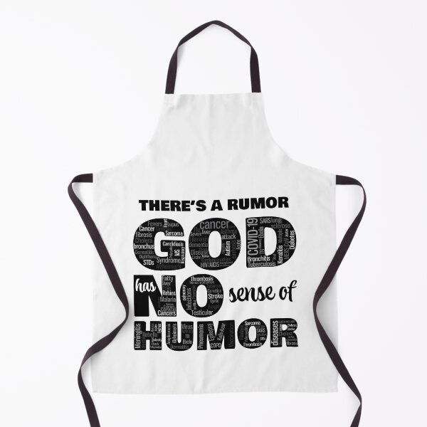 Item preview, Funny God has no sense of humor Black designed and sold by James-Kaft.