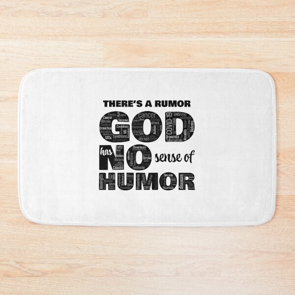 Item preview, Funny God has no sense of humor Black designed and sold by James-Kaft.
