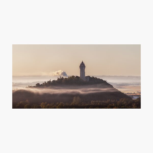 Wallace monument near Stirling, Panorama Photographic Print
