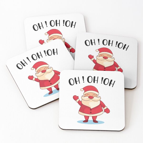 Artikelvorschau, Oh ! Oh ! Oh ! Weihnachtsmann, Frohe Weihnachten! entworfen und verkauft von Curlyhaire.