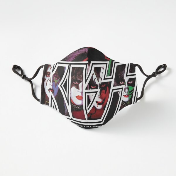 4 Faces KISS Logo #2 Fitted 3-Layer
