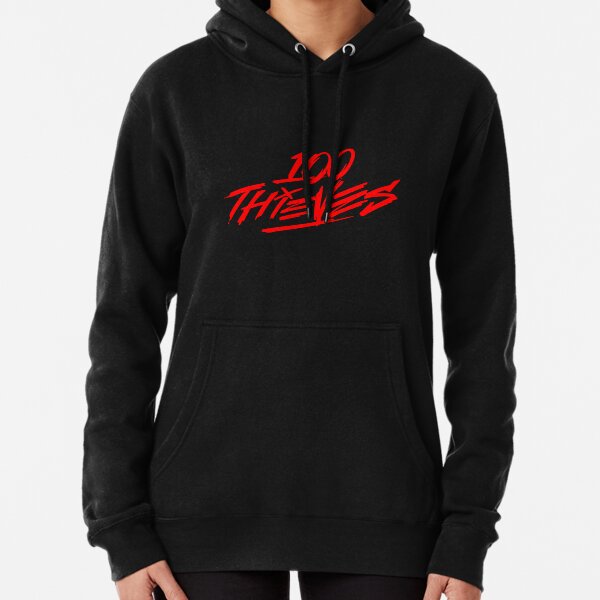 red 100 thieves hoodie