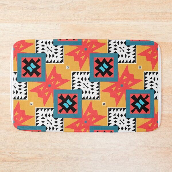 Item preview, Shapes on a brown background pattern designed and sold by lalylaura.