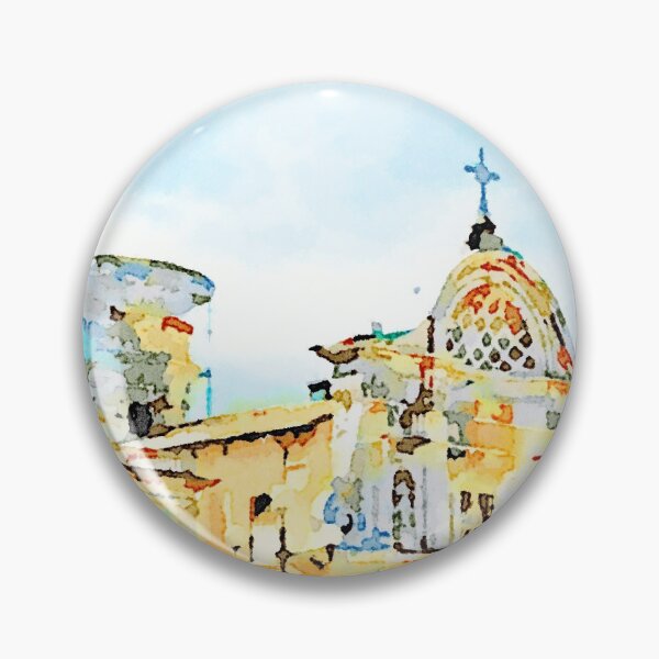 Item preview, L'Aquila: church with fountain designed and sold by Giuseppe Cocco.