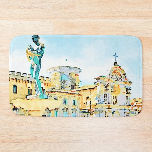 Item preview, L'Aquila: church with fountain designed and sold by Giuseppe Cocco.