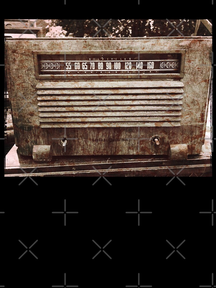 Thumbnail 7 of 7, Oversized T-Shirt, Classic Oldies Fan - Old Vintage Radio photography designed and sold by OneDayArt.