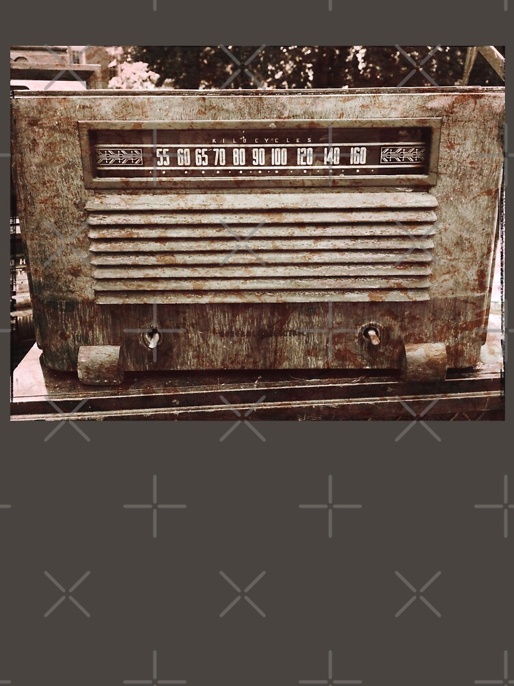 Thumbnail 7 of 7, Classic T-Shirt, Classic Oldies Fan - Old Vintage Radio photography designed and sold by OneDayArt.