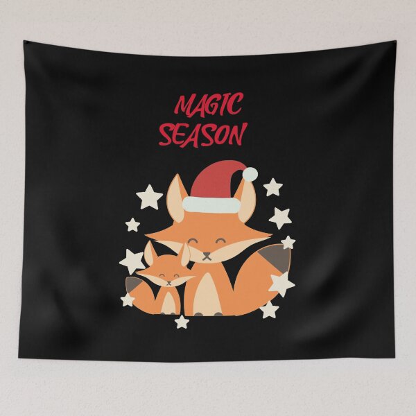 Item preview, Foxes Christmas Magic Season designed and sold by joabaj.