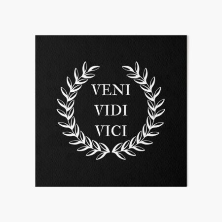 VENI VIDI VICI ROMAN EMPIRE | Art Board Print