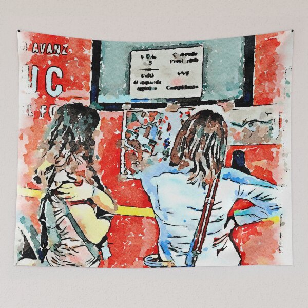 Item preview, L'Aquila: two girls designed and sold by Giuseppe Cocco.