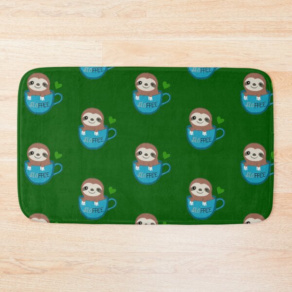 Item preview, Spirit animal sloth in cup of coffee designed and sold by megojamal.