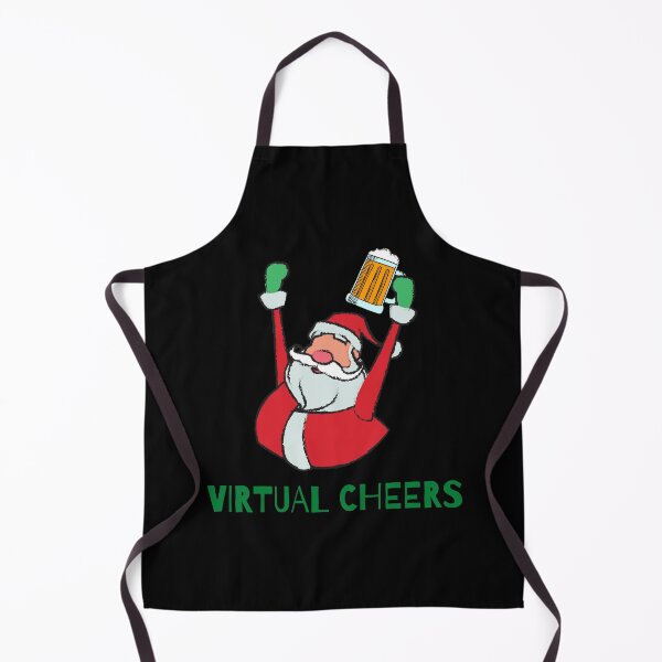 Item preview, Virtual Cheers - Virtual Christmas Santa Claus with Beer sending Virtual Cheers designed and sold by Irelene.