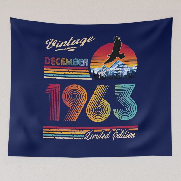 Item preview, December 1963 Birthday designed and sold by GreenSplash.
