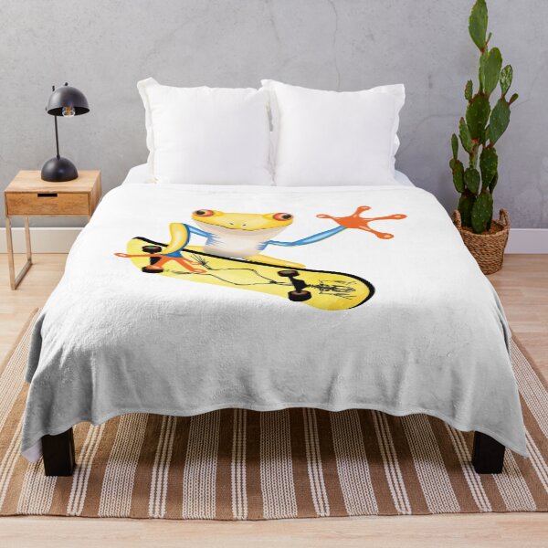 Item preview, Golden Frog On Skateboard Design Gift idea, Yallow Frog On Skateboard T Shirt,, Gift Idea for Anniversary, Wedding, Mother's Day, Father's Day, Graduation, Thanksgiving, Christmas & New Year's Day. designed and sold by KHRO.