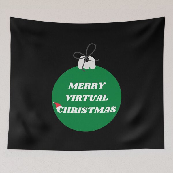 Item preview, MERRY VIRTUAL CHRISTMAS Bauble designed and sold by SvBDesigns.