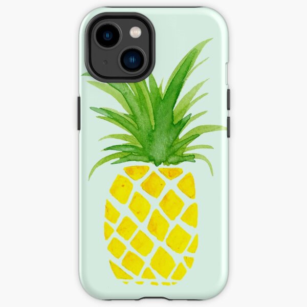 Watercolor Pineapple iPhone Tough Case