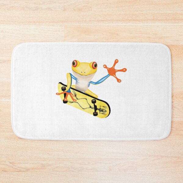 Item preview, Golden Frog On Skateboard Design Gift idea, Yallow Frog On Skateboard T Shirt, Gift Idea for Anniversary, Wedding, Mother's Day, Father's Day, Graduation, Thanksgiving, Christmas & New Year's Day. designed and sold by KHRO.