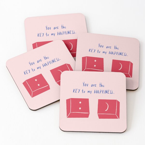 Item preview, You are the Key To my Happiness Romantic Funny Pun designed and sold by FitFabFunny.