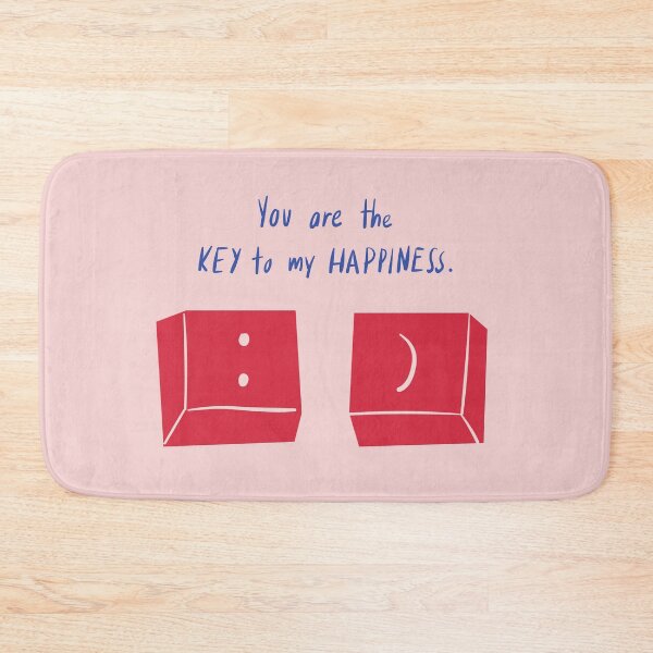 Item preview, You are the Key To my Happiness Romantic Funny Pun designed and sold by FitFabFunny.