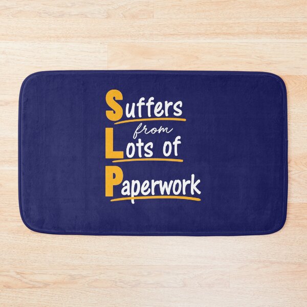 Item preview, SLP Speech Language Pathologist Suffers From Lots of Paperwork designed and sold by jaygo.