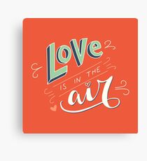 Love is in the air Canvas Print