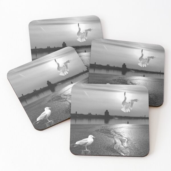 Item preview, Seagulls at low tide designed and sold by peterwilkin.
