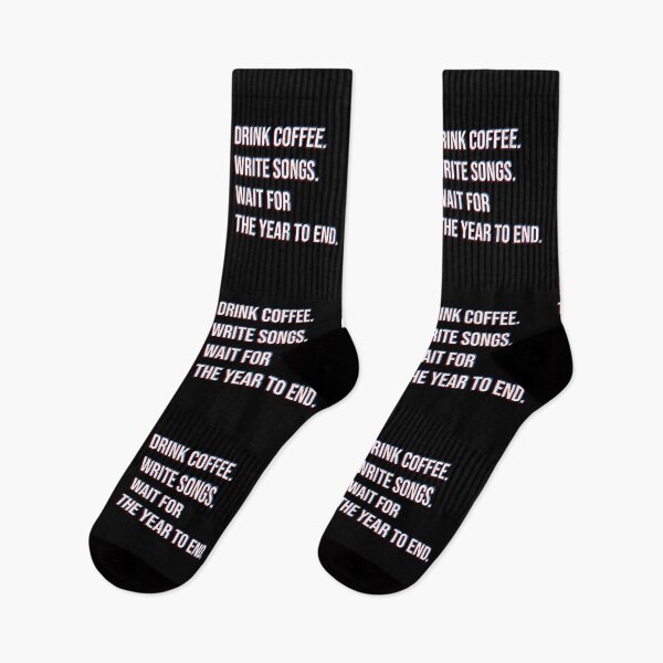 Item preview, How to survive quarantine: Drink coffee, write songs. designed and sold by DeliriousSteve.